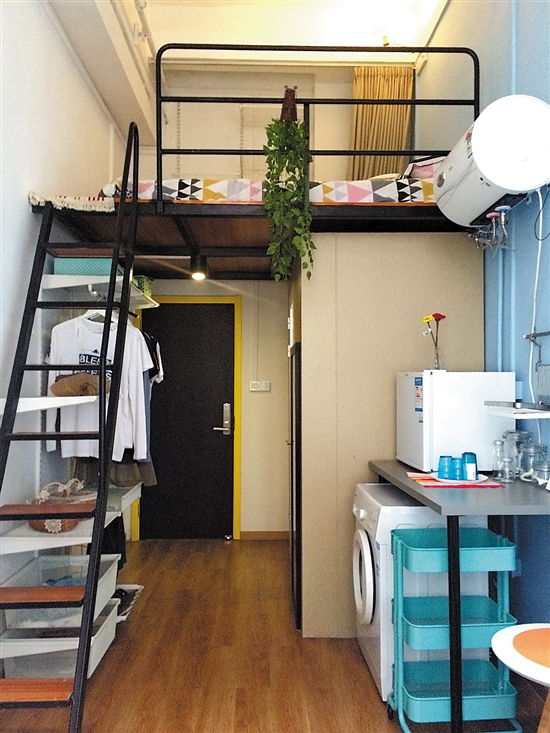 长租公寓面积不大，但五脏俱全