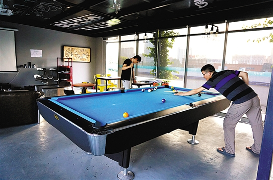 长租公寓里有公共的运动休闲空间，受年轻人喜爱&nbsp;