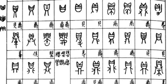 像猫 这个篆体的 贝 字火了 中国汉字远没有你想的那么简单 手机新浪网