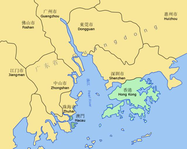 珠三角城市群。图/Croquant