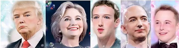 　美国人用美图的手绘自拍滤镜恶搞名人