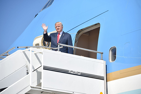 美国总统特朗普。视觉中国 资料图