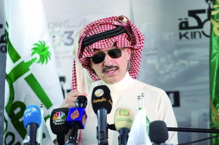 被捕的沙特首富瓦利德王子。