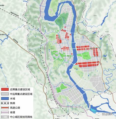 ▲“海绵城市”近期建设区域