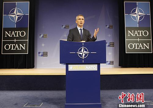 资料图：北约秘书长斯托尔滕贝格。中新社记者 德永健 摄