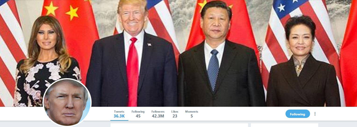 特朗普的推特封面