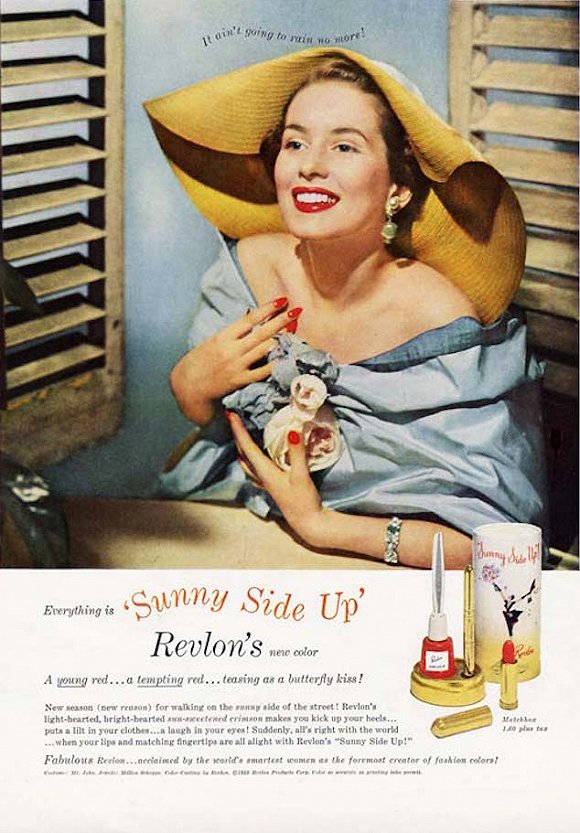 1950年代的 口红广告