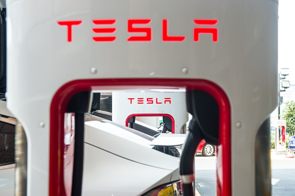 特斯拉超级充电站。特斯拉 供图