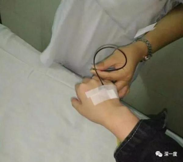 患病同学在治疗中