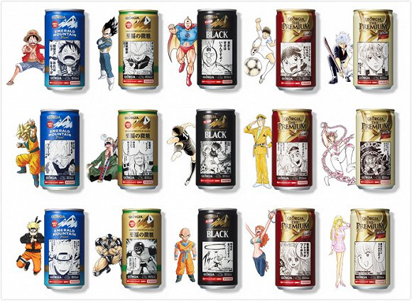 Georgia咖啡与周刊少年JUMP的合作