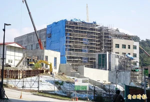 ▲资料图片：建设中的“美国在台协会”（AIT）新址（台湾《自由时报》网站）