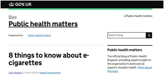 英国卫生部最新揭示电子烟8大真相