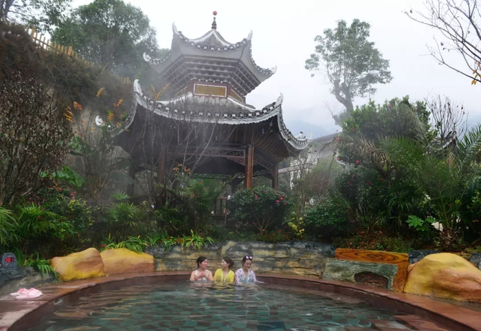  △贵州剑河县温泉城景区/视觉中国