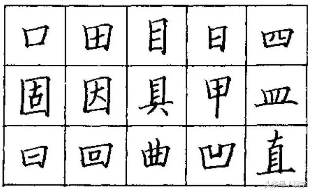 硬笔楷书书法教程:基本笔画横、竖、撇、捺、挑、折的写法