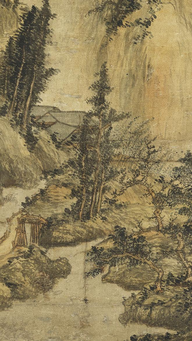 《神岳琼林图》局部 图片来自台媒