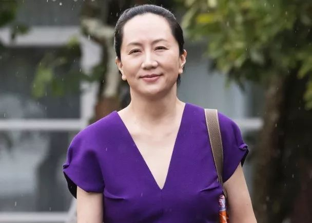 孟晚舟出庭前神情轻松。&nbsp; 图源：香港“东网”