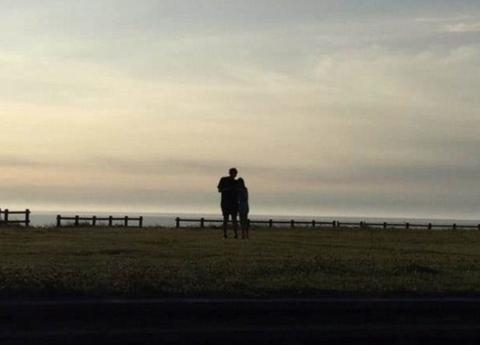 杨伟中经常贴出与爱女的合照（联合报）