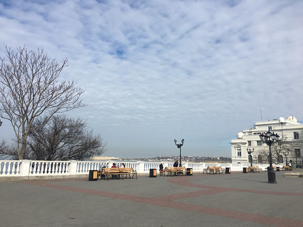 塞瓦斯托波尔海滨。