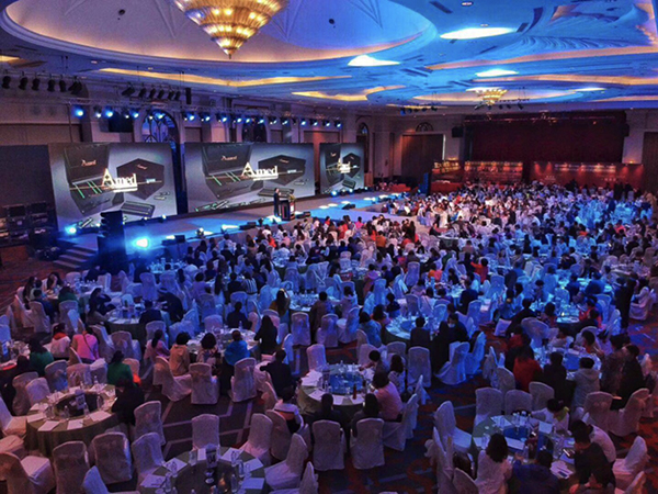 　思兰德公司在当地高级酒店举办“医疗说明会” 警方供图