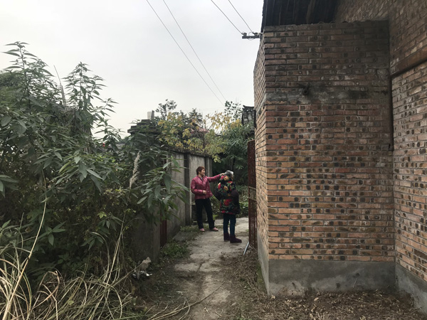 夹江顺河乡前进村卢仕兵的老家