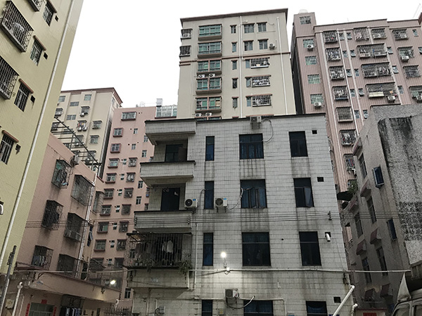 刘大华租住的四层小楼 澎湃新闻记者 沈文迪 图