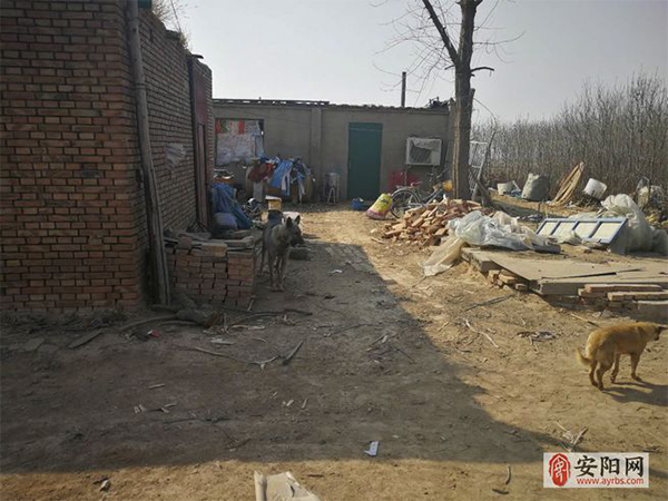 安装蓝色门的房间就是田英俊曾经住了7、8年的房间。