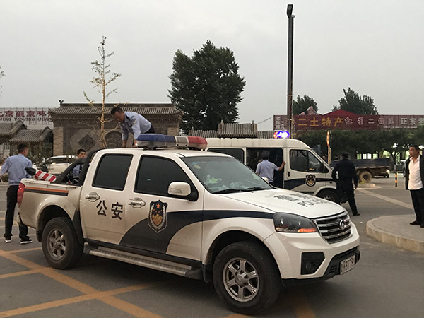 乔家大院附近增加了不少警力