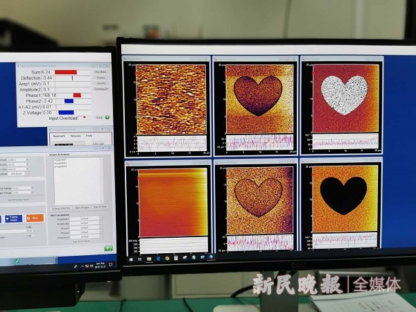 图说：电脑演示  来源/采访对象供图