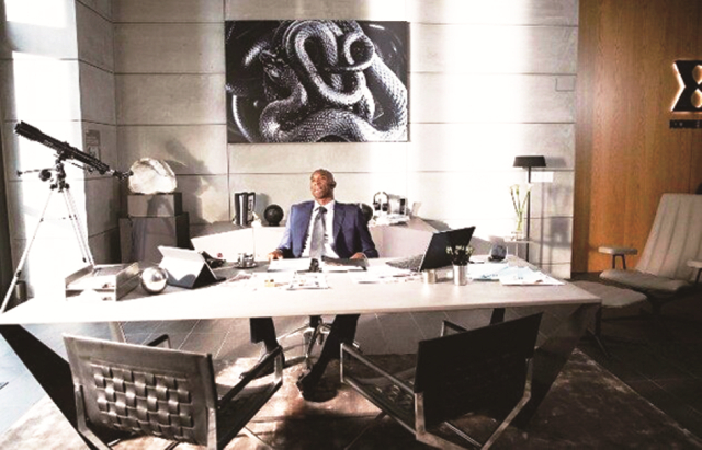 科比办公室内景