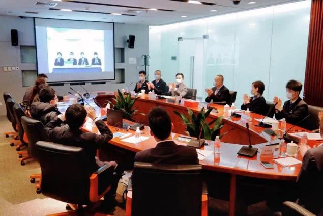 云签约现场   本文图片均为徐汇区供图