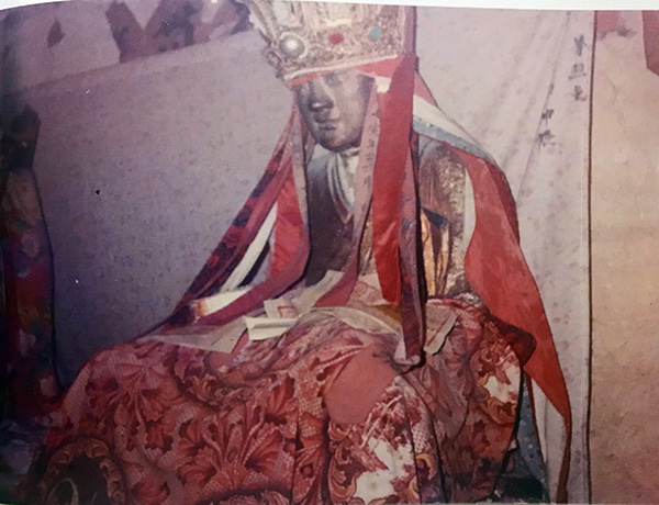 1989年林乐居拍摄的章公祖师像