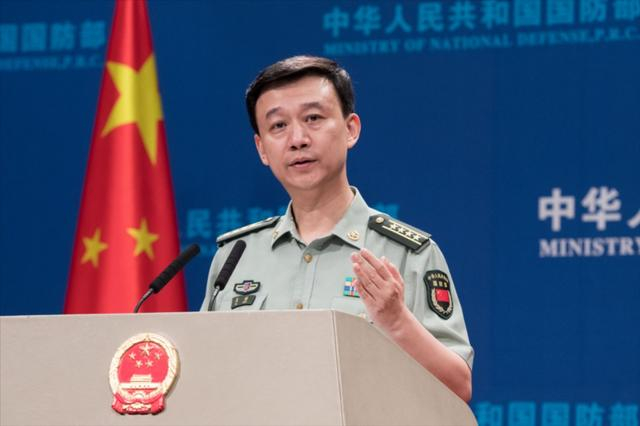  国防部发言人吴谦。图自IC photo
