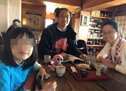 杨伟中与家人（联合报）