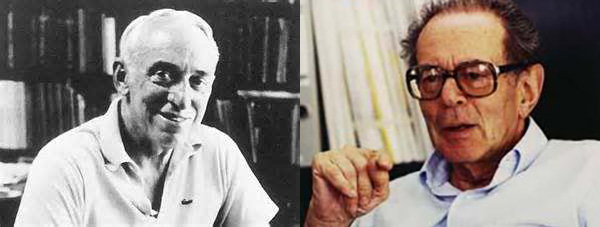 左图为1981年的诺贝尔经济学奖获得者 James Tobin ，右图为匈牙利经济学家Janos Kornai。