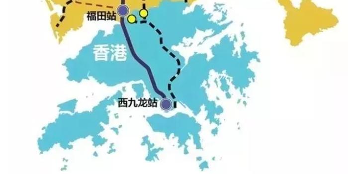 广深港高铁跨境试运行:广州南直达香港西九龙