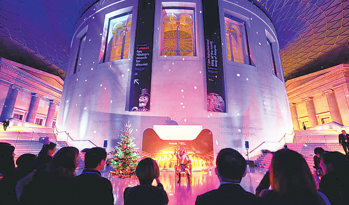 大英博物馆和天猫合作，推出“博物馆奇喵夜”。