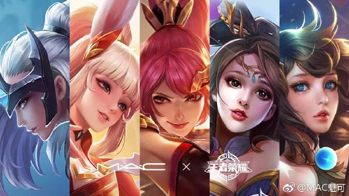  （5位女角色分别是：貂蝉、公孙离、大乔、花木兰、露娜）