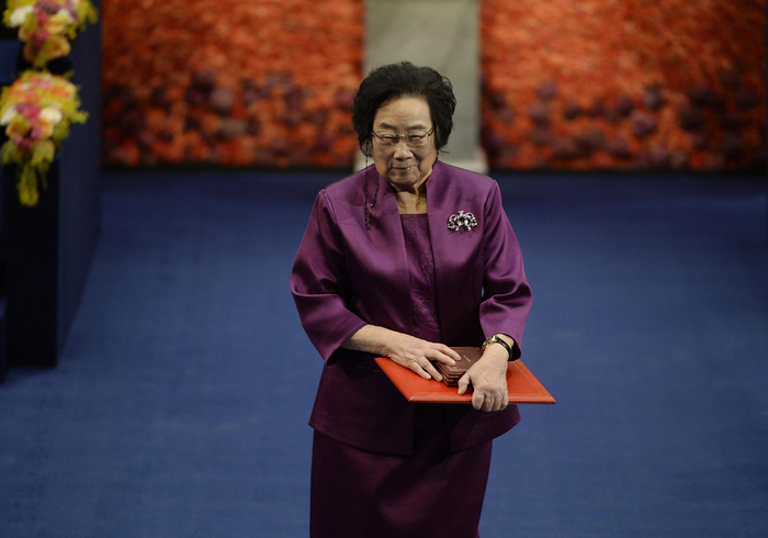 屠呦呦获诺贝尔奖 图自时代周刊