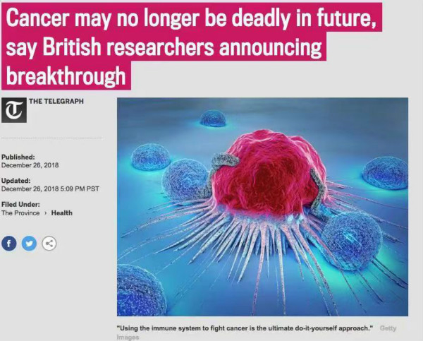 英国医学新突破,癌症未来不再是不治之症_手机新浪网