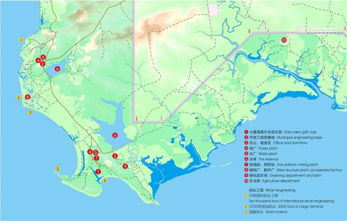  优联集团的旅游规划示意图 来源：柬中综合投资开发试验区土地招商手册