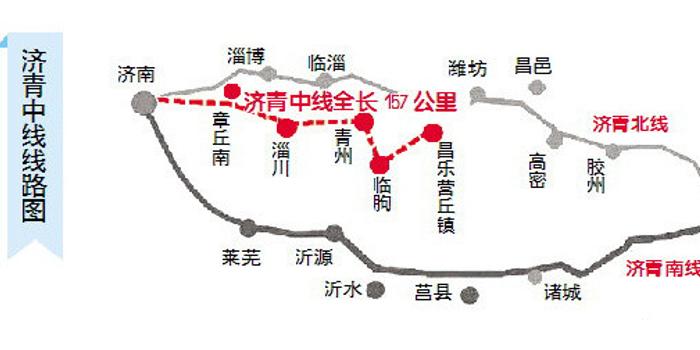 济青中线最新路线图图片