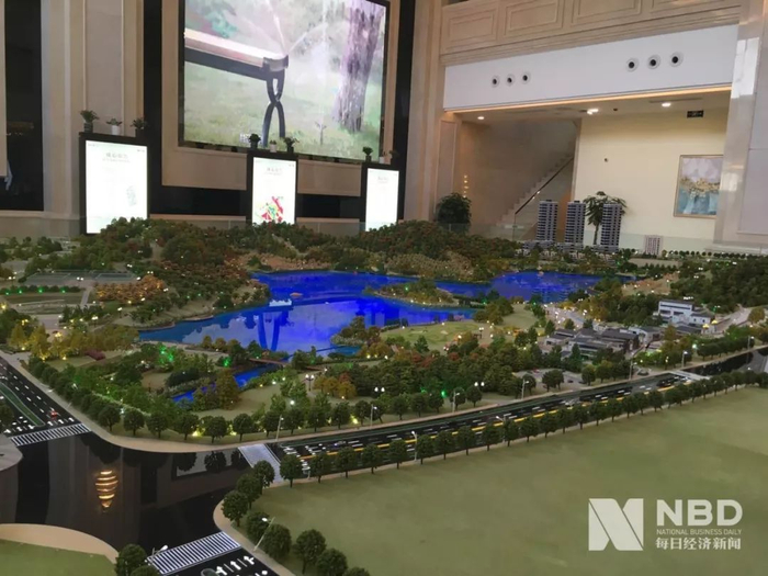 遂宁物流港片区某楼盘销售中心现场 每经记者 黄婉银摄