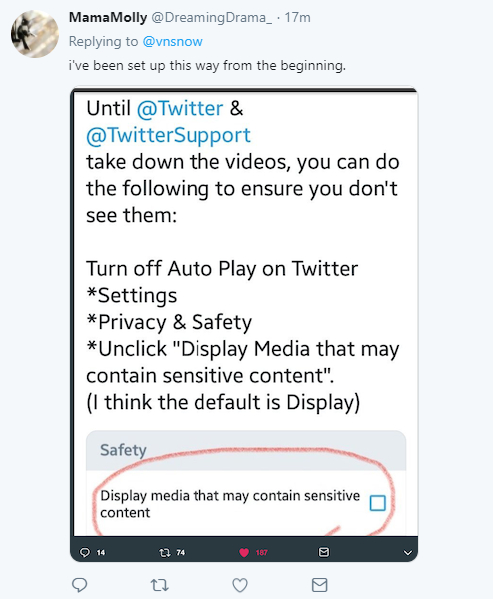 Mama Molly：我从一开始就这么做（配图举报“展示可能含有敏感信息的内容”）