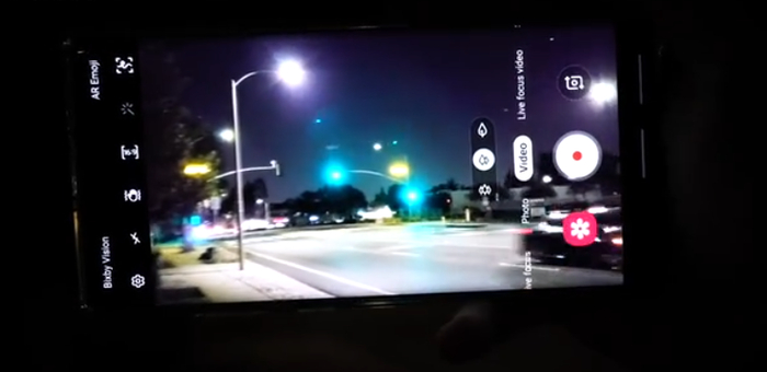 三星Galaxy Note 10+拍摄霓虹灯 视频截图