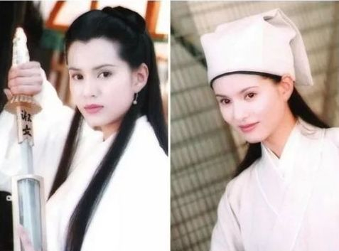▲李若彤 1995《神雕侠侣》饰小龙女；1997《天龙八部》饰王语嫣。来源：金鹰网