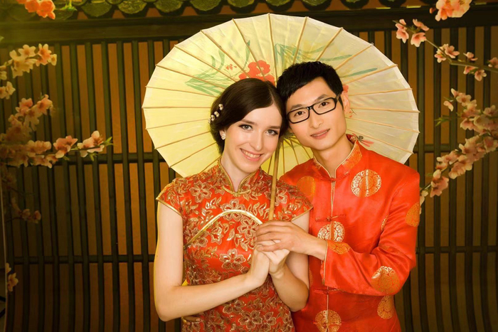 华磊、列拉夫妇。受访者供图