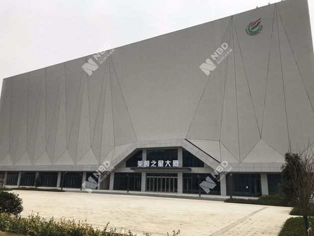  1月28日，位于南京江宁的莱茵之星大厦 图片来源：每经记者 黄鑫磊 摄