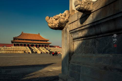  《守》。2017年2月，北京故宫太和殿广场、苏唐诗 摄