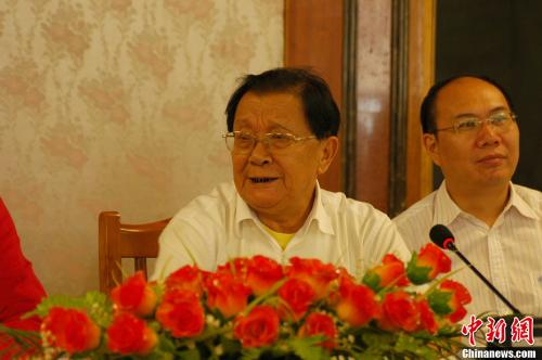 吴仁宝。中新社发 李海平 摄 图片来源：CNSPHOTO