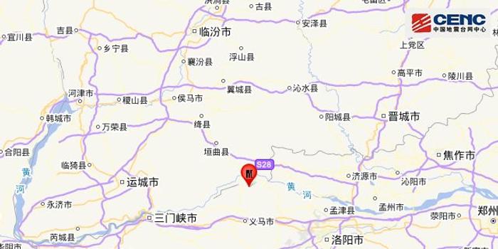 河南三门峡市渑池县发生2.7级地震